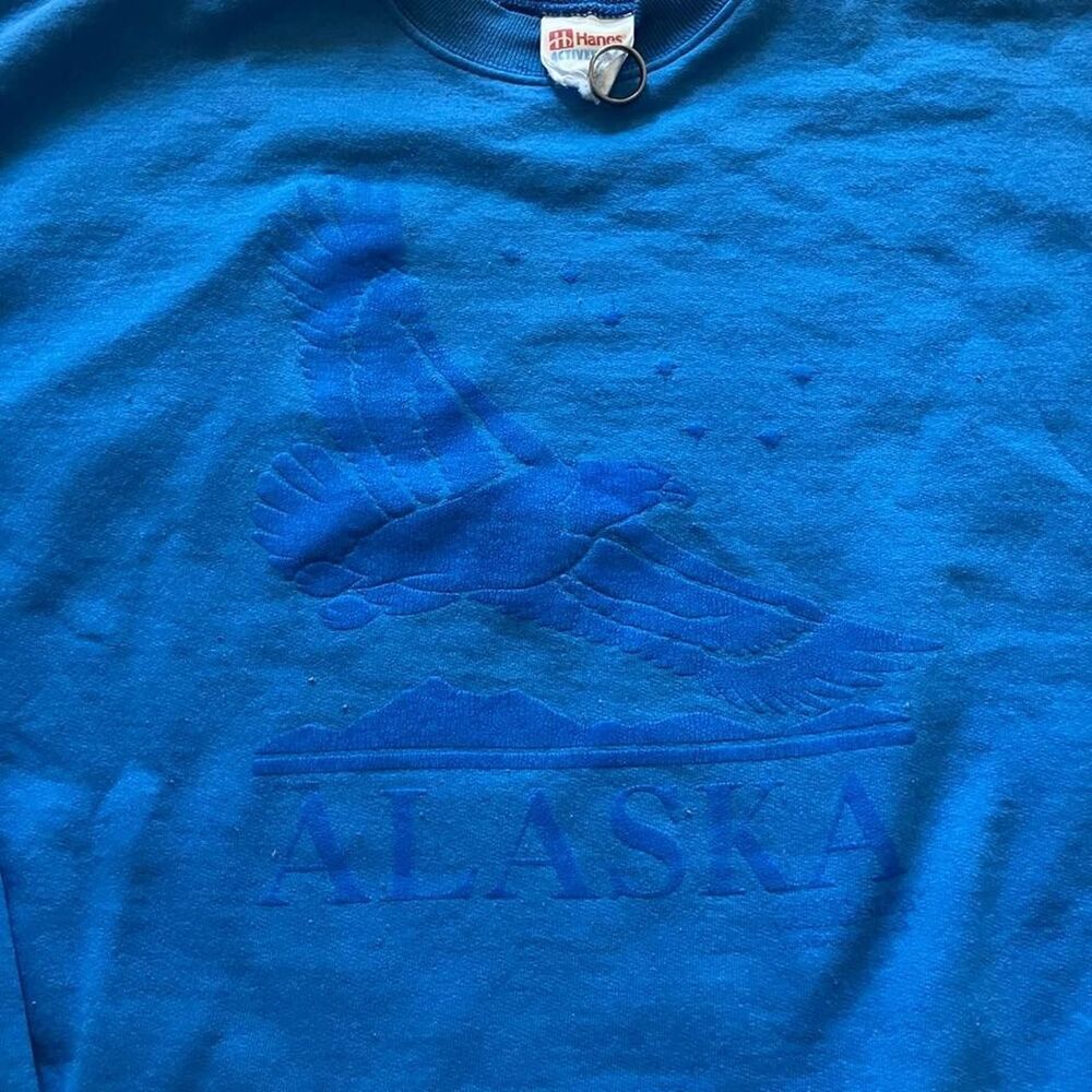 American-vintage Men's Blue Sweatshirt